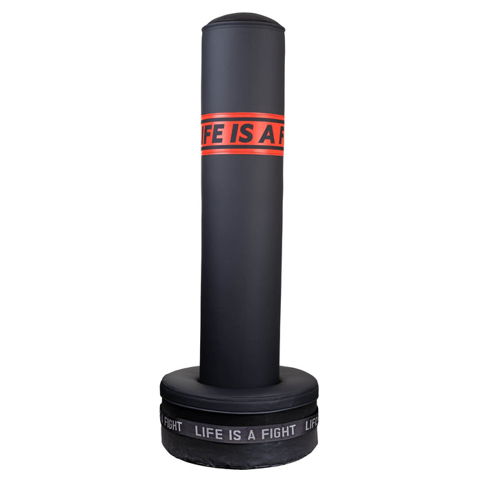 Sac de boxe autoportant Fighter EASY - noir/rouge
