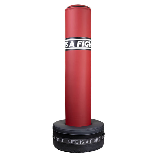 Sac de boxe autoportant Fighter EASY - rouge foncé