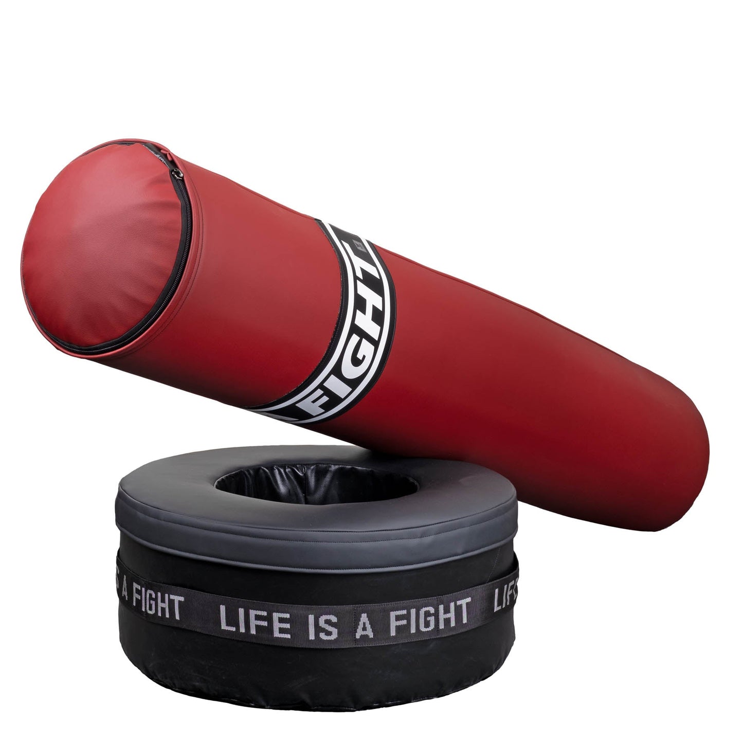 Sac de boxe autoportant Fighter EASY - rouge foncé