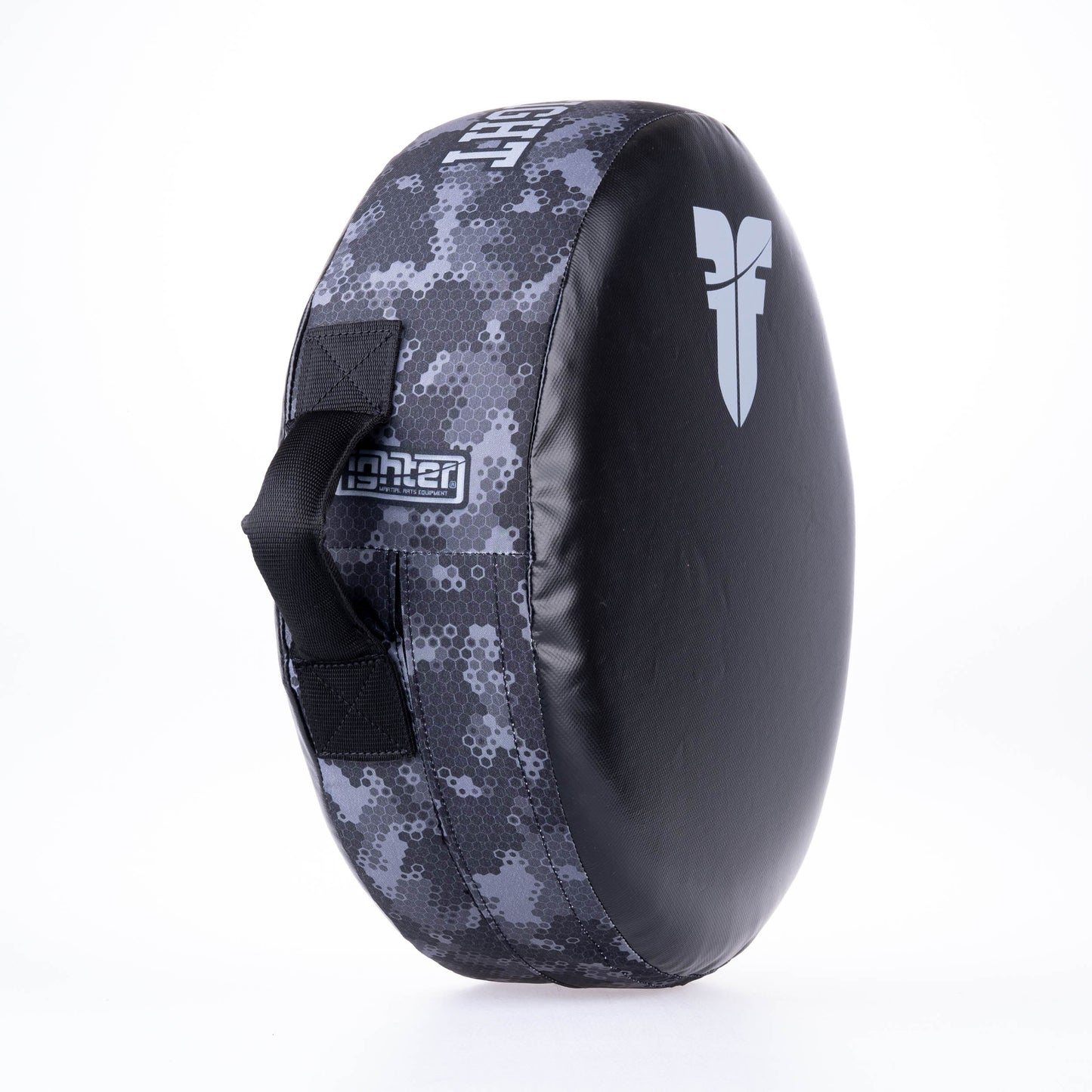 Bouclier rond Fighter "La vie est un combat" Camouflage gris - FKSH-33