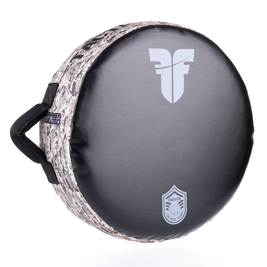 Bouclier rond Fighter "La vie est un combat" Camouflage désert - FKSH-34
