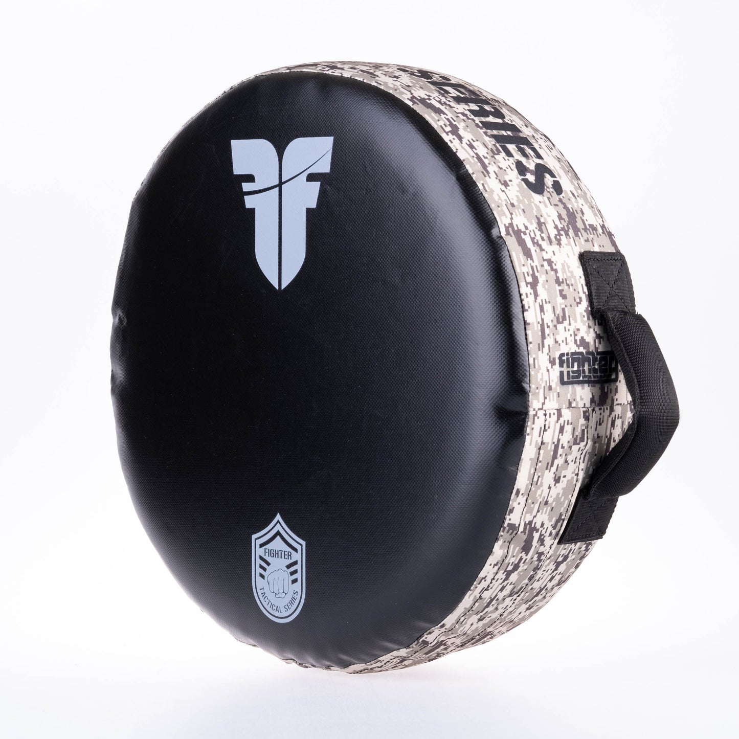 Bouclier rond Fighter "La vie est un combat" Camouflage désert - FKSH-34
