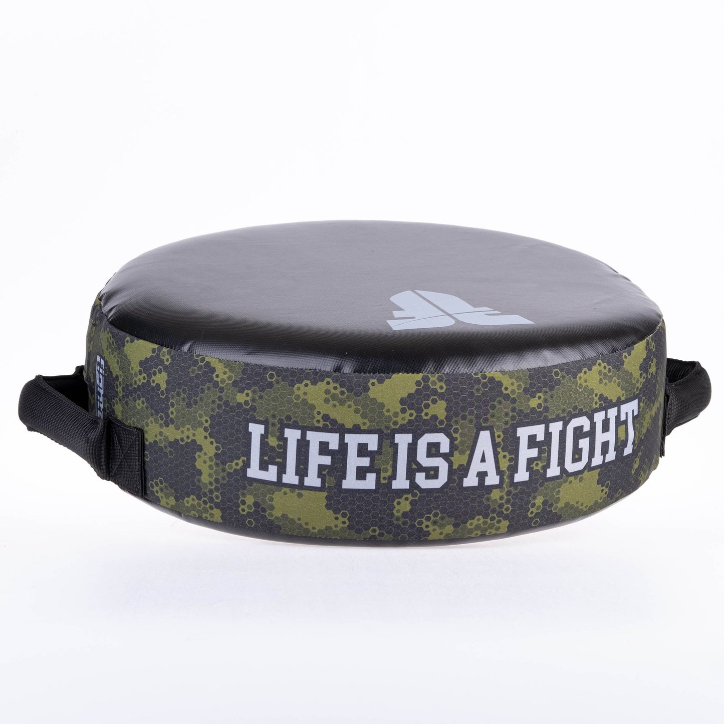Bouclier rond Fighter "La vie est un combat" Camouflage vert - FKSH-31