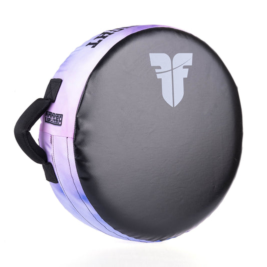 Bouclier rond Fighter "La vie est un combat" Rose - FKSH-36