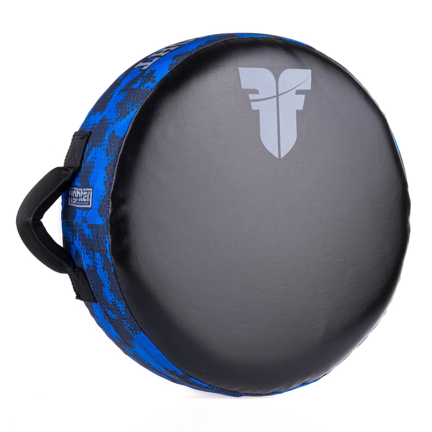 Bouclier rond Fighter "La vie est un combat" Camouflage bleu - FKSH-35