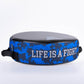 Bouclier rond Fighter "La vie est un combat" Camouflage bleu - FKSH-35