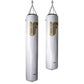Sac de boxe Fighter Professional - blanc/doré, 150 cm et 180 cm ; diamètre 36 cm