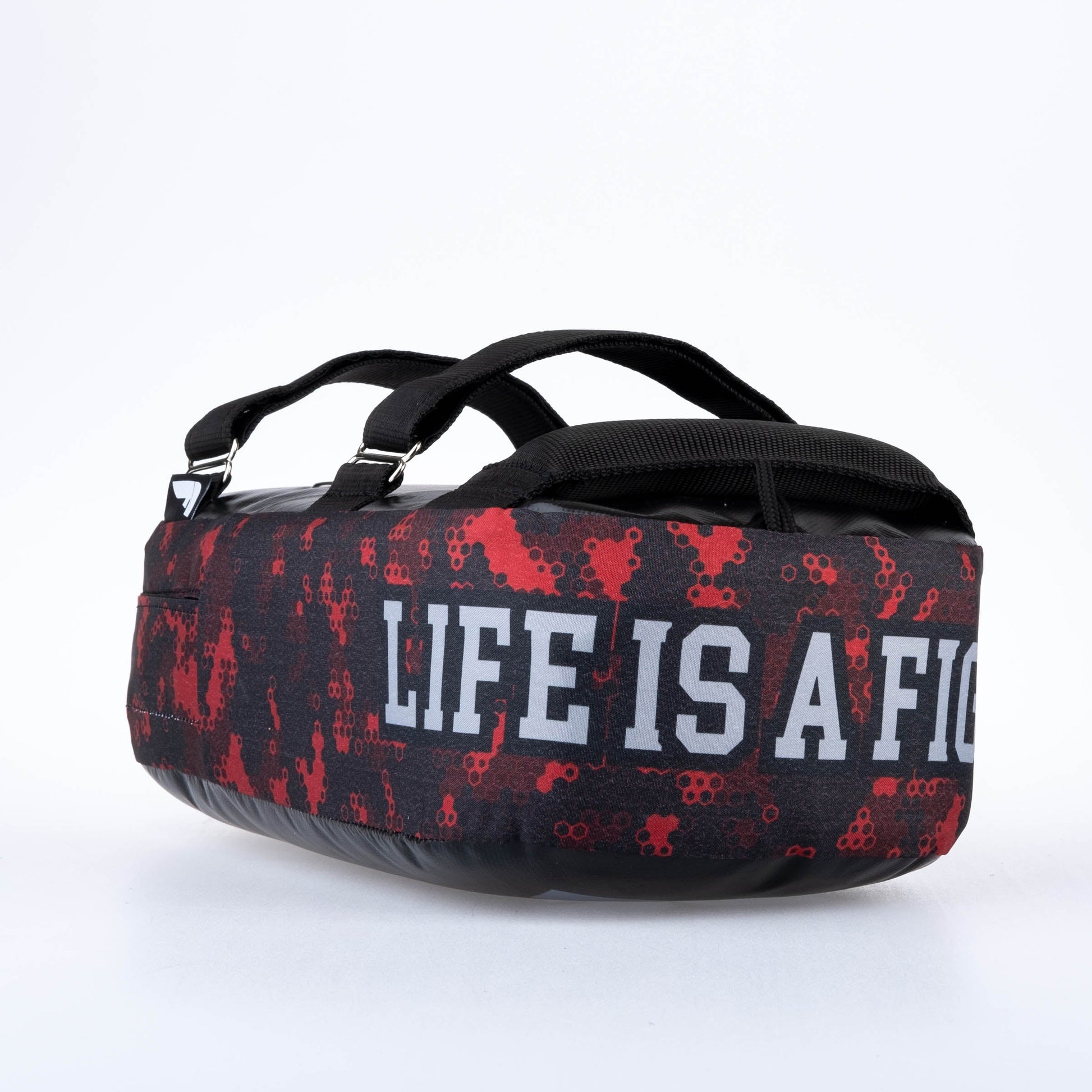Bouclier THAI MAXI - La vie est un combat - Camouflage rouge, F01602-DS03 - Fighter Sport