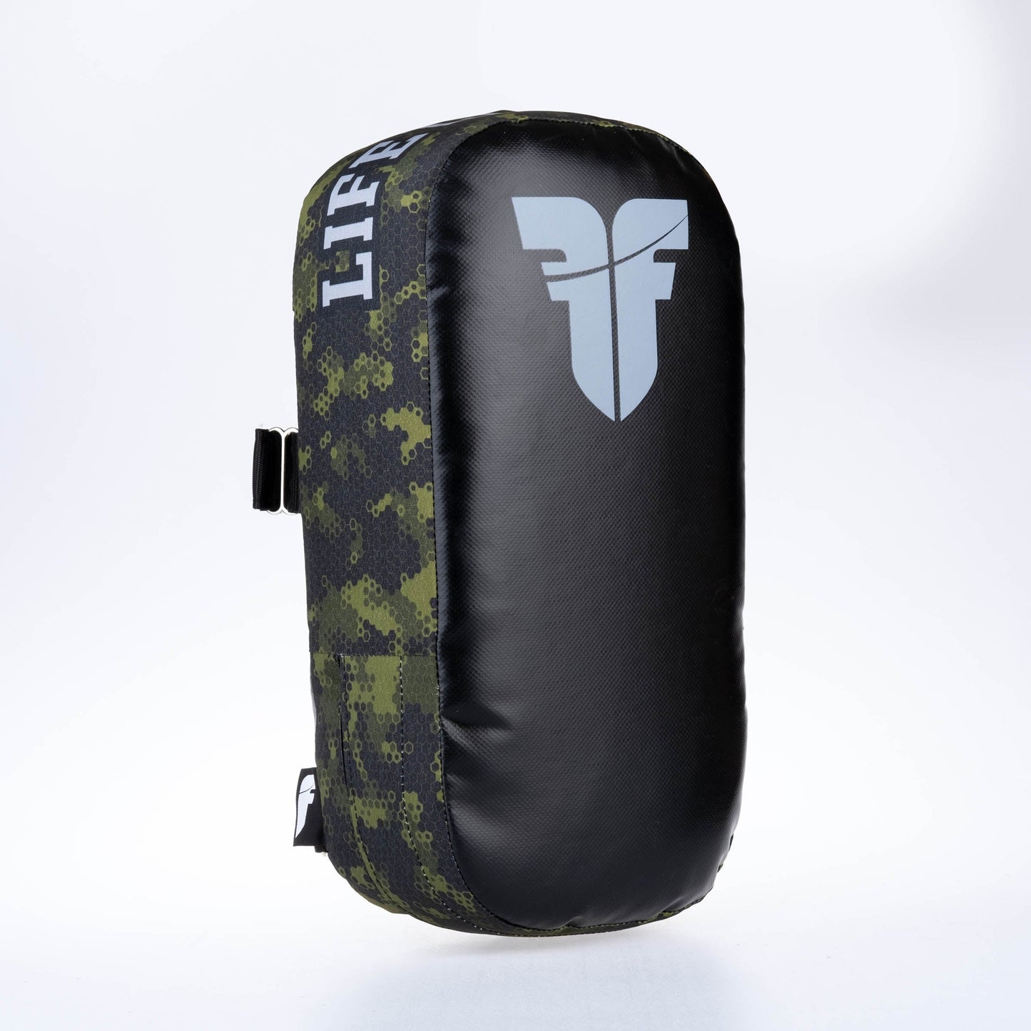 Bouclier de frappe THAI Fighter MAXI "La vie est un combat" Camouflage vert - F01602-DS04 - Fighter Sport