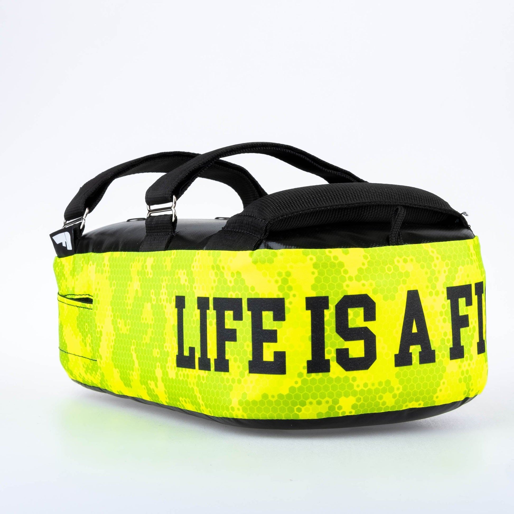 Bouclier de frappe THAI Fighter MAXI "La vie est un combat"NEON - F01602-DS07 - Fighter Sport