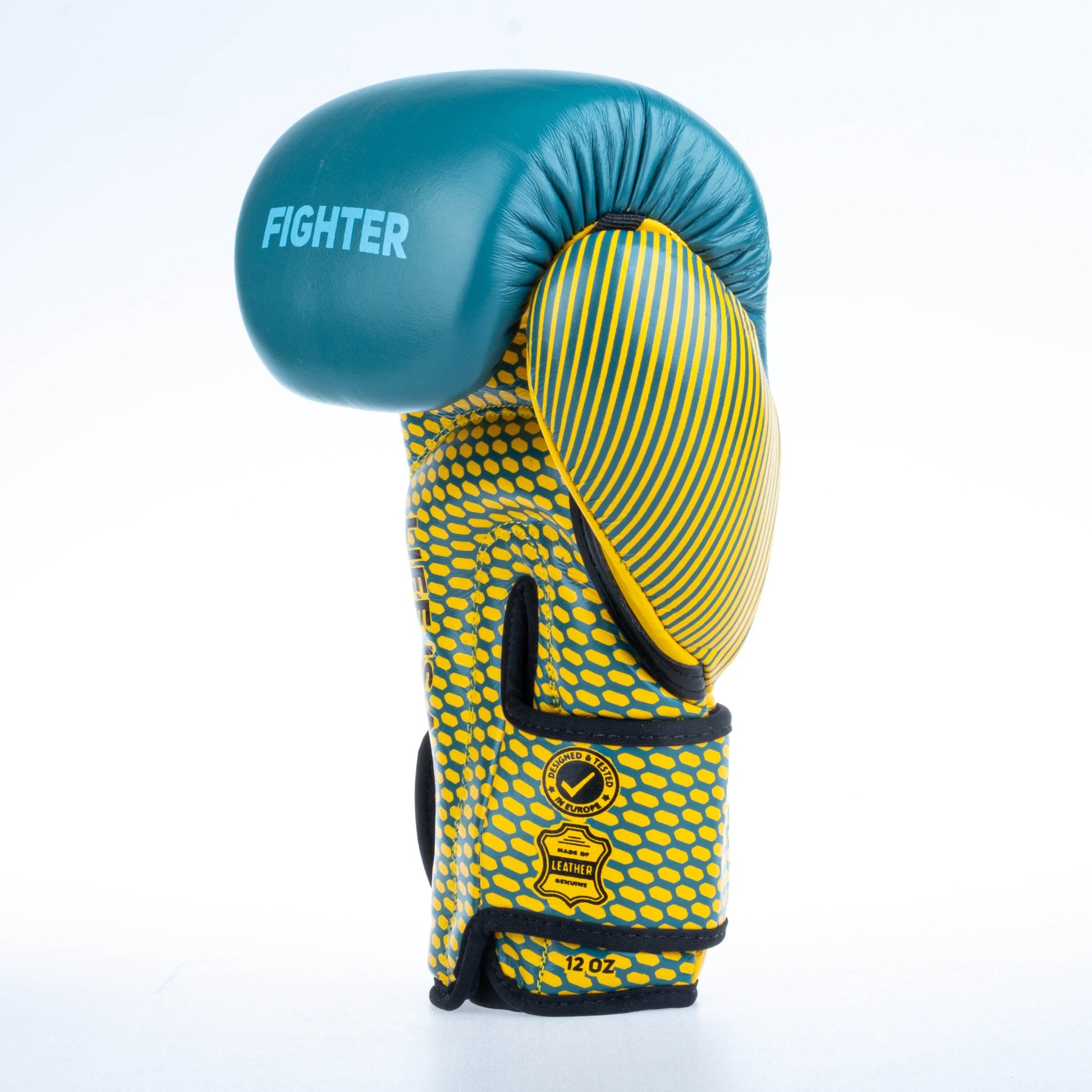Gants de boxe Fighter Training - bleu/jaune, FBG-TRN-003 - Fighter Sport