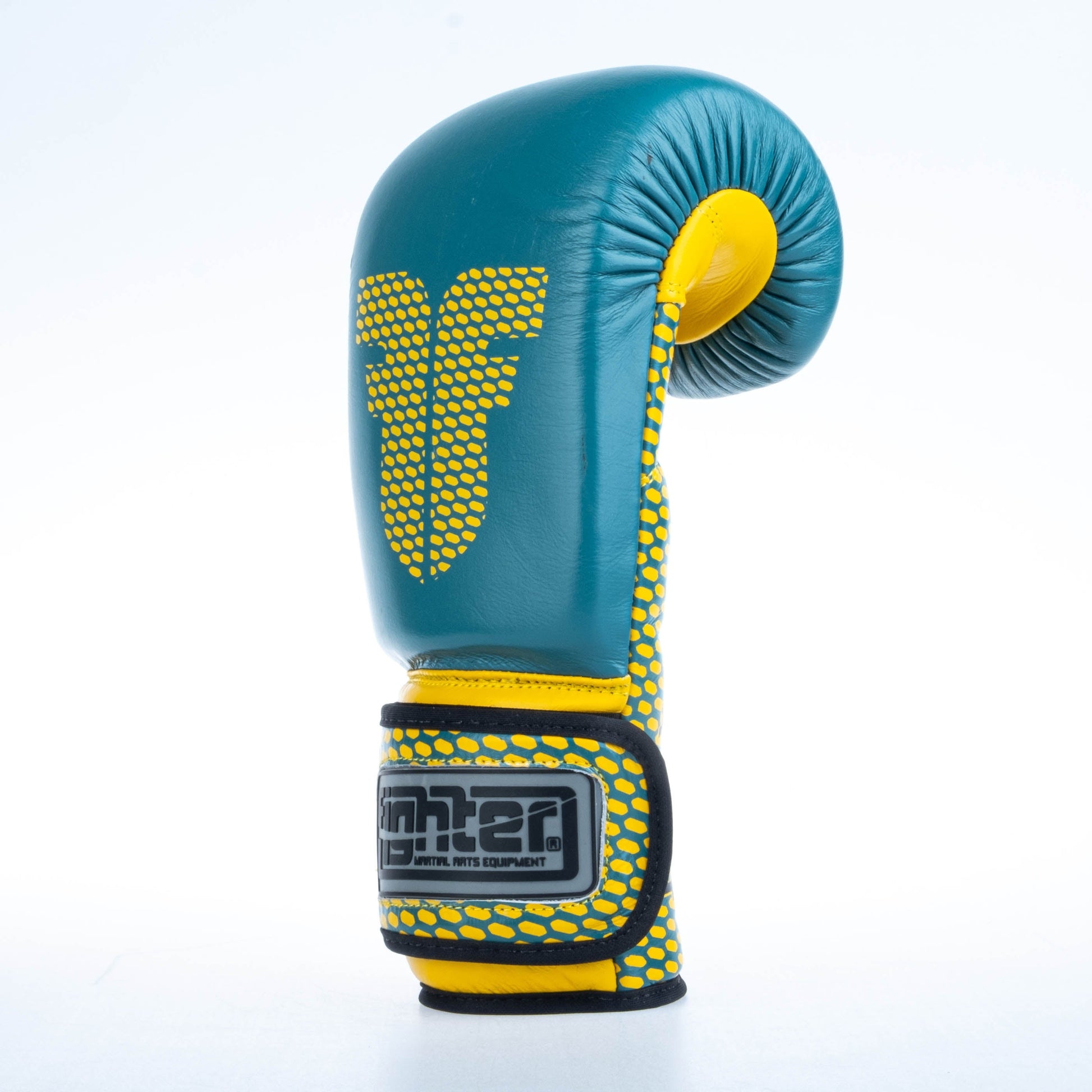 Gants de boxe Fighter Training - bleu/jaune, FBG-TRN-003 - Fighter Sport