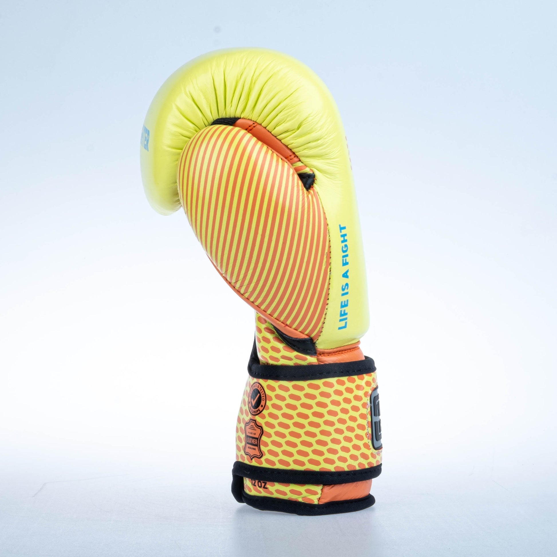 Gants de boxe Fighter Training - jaune/orange, FBG-TRN-004 - Fighter Sport