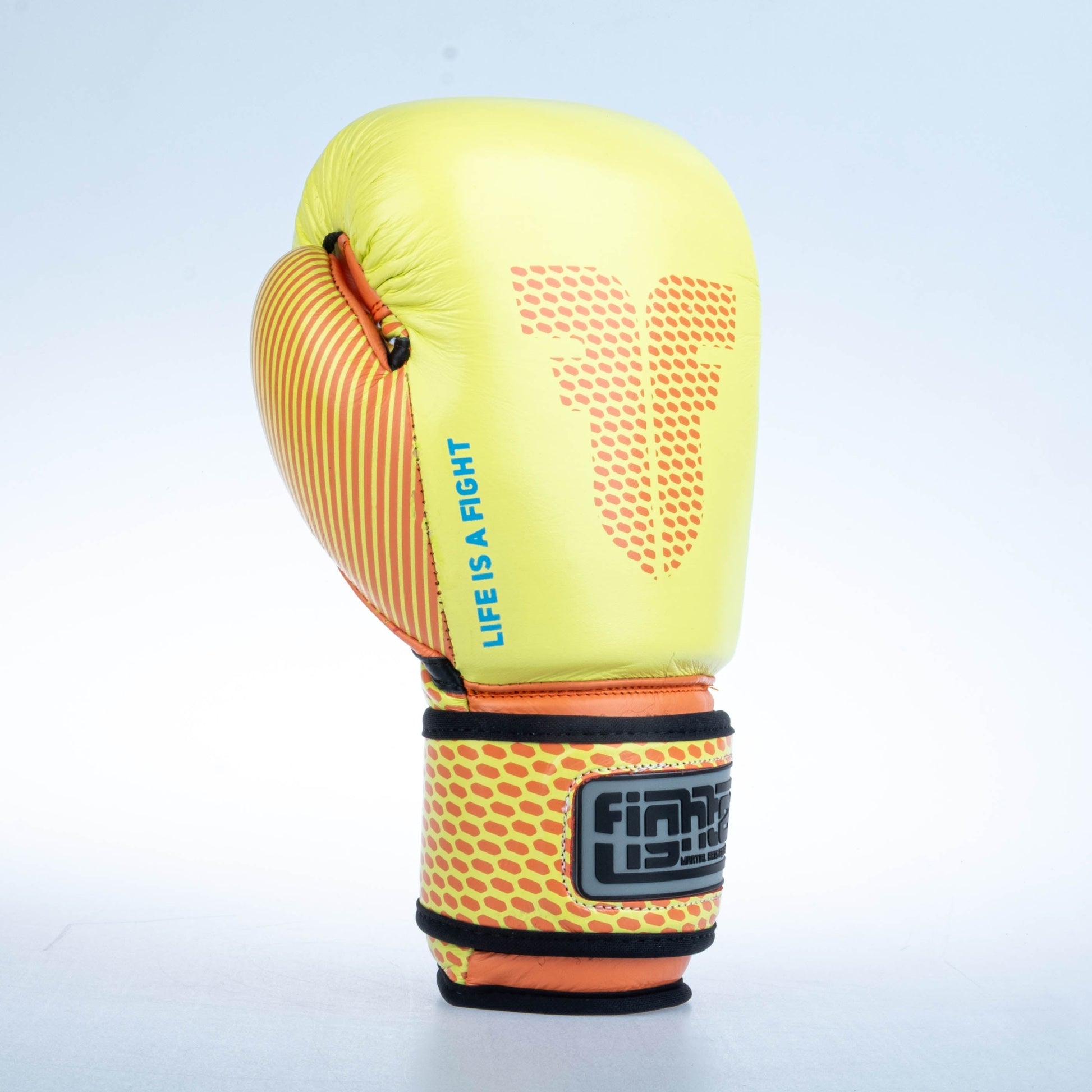 Gants de boxe Fighter Training - jaune/orange, FBG-TRN-004 - Fighter Sport