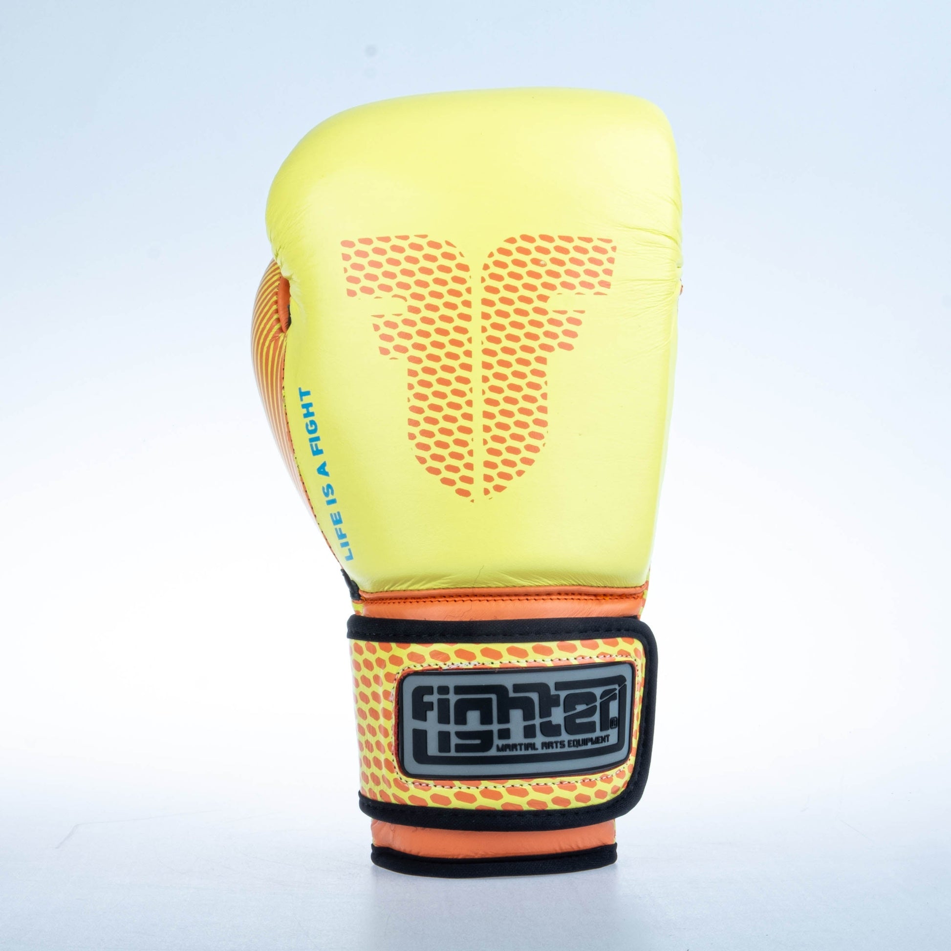 Gants de boxe Fighter Training - jaune/orange, FBG-TRN-004 - Fighter Sport