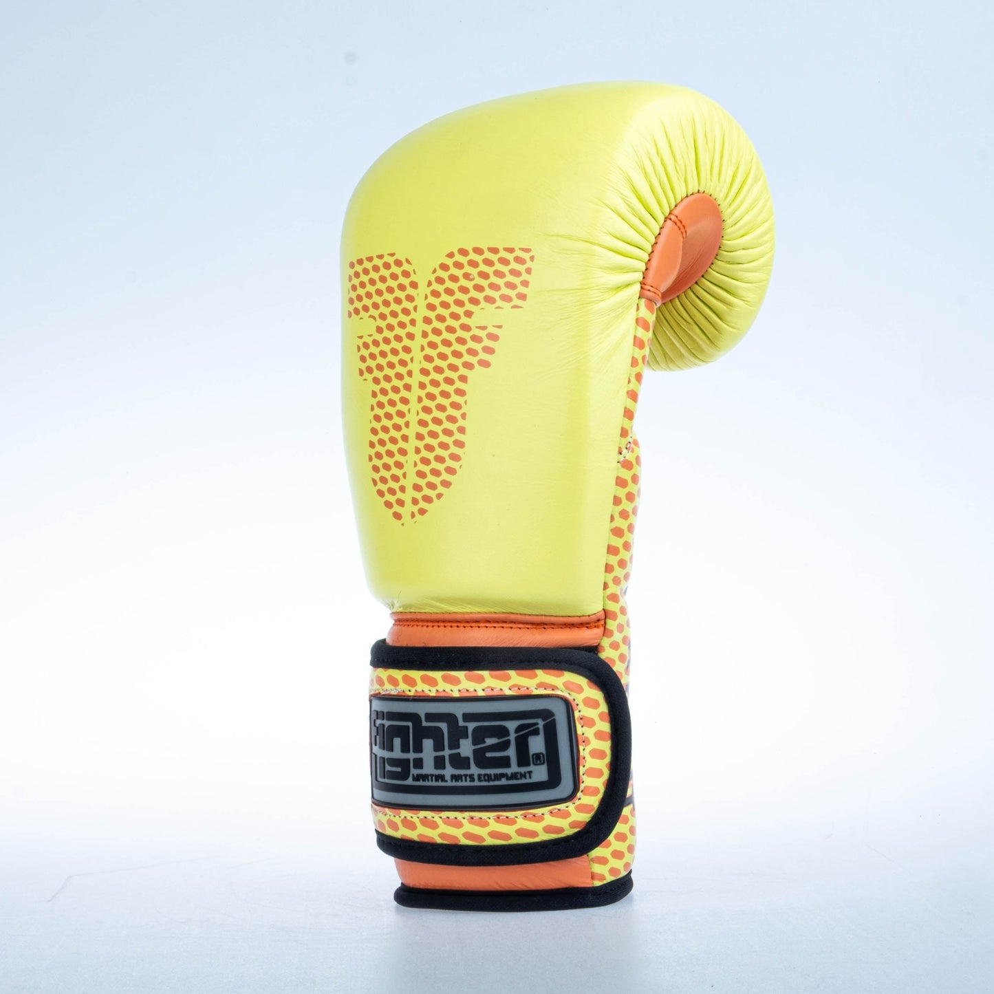 Gants de boxe Fighter Training - jaune/orange, FBG-TRN-004 - Fighter Sport