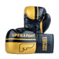 Gants de boxe Fighter Competition - noir/or, FBGF-002GL