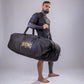 Sac de sport de boxe Fighter - noir/or, FBXBG-02