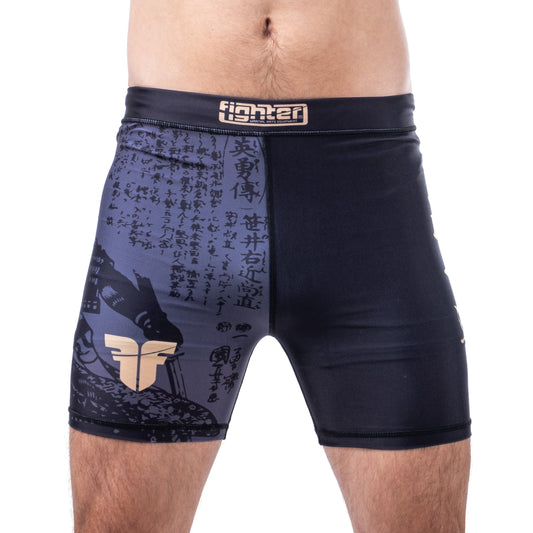 Short de compression MMA Fighter Samura,i noir/or - FCSM-01-SAM