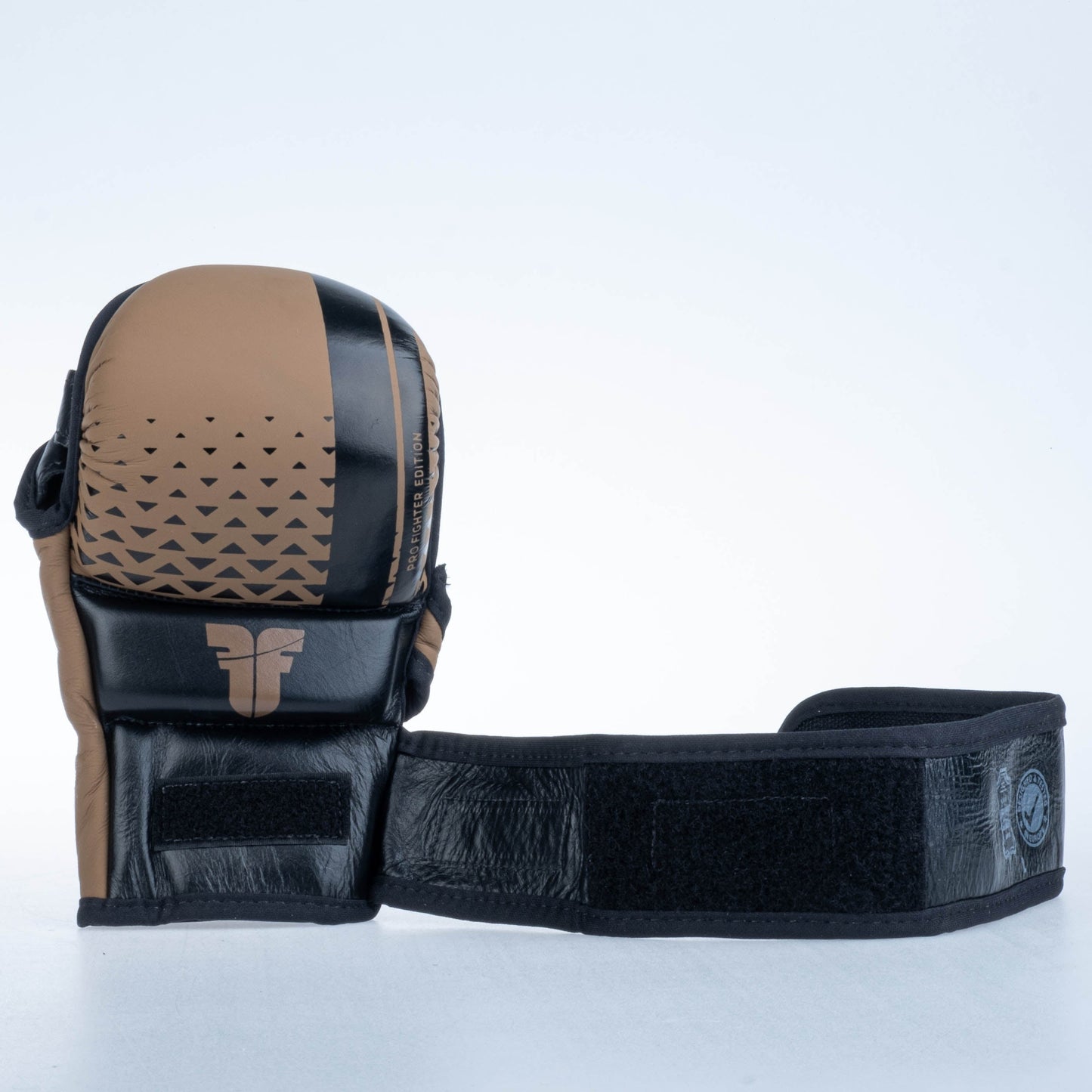 Gants de MMA Fighter Pro - noir/marron, FMGL-PRO-001
