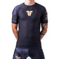 Rashguard Samurai à manches courtes noir/or - FRSG-SAM-01-SS