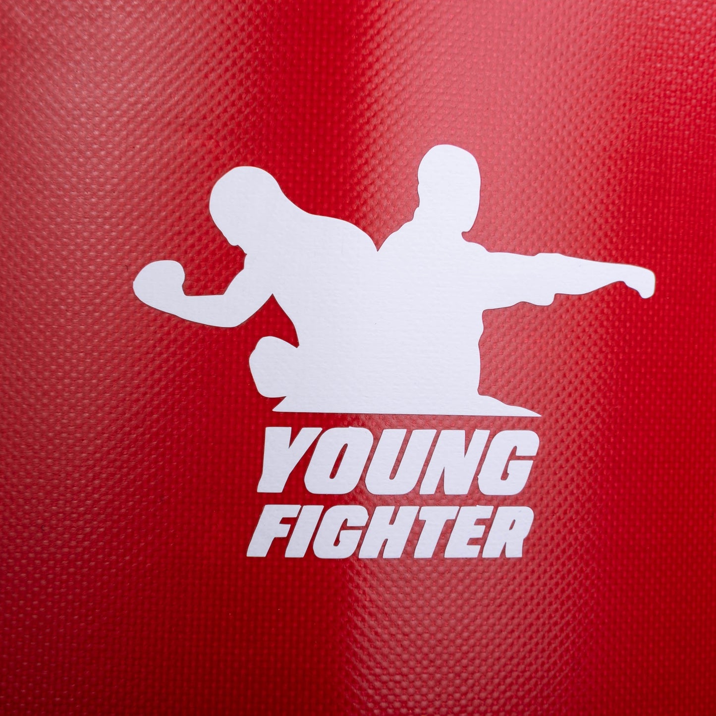Sac de boxe autoportant Fighter YOUNG - rouge/blanc