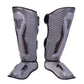 Protège-tibias Fighter Thai Ergo gris/noir/rouge - FSG-004ND3