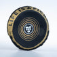 Cible Fighter Round Pro Small noir/or - FSMPR-001-BG