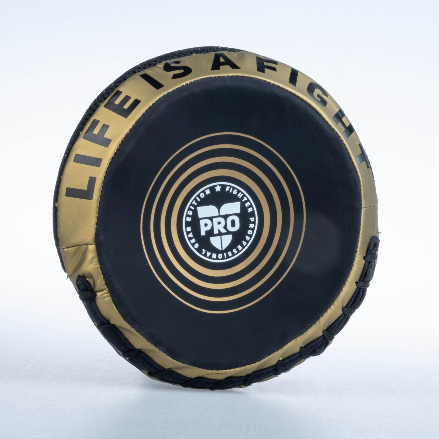 Cible Fighter Round Pro Small noir/or - FSMPR-001-BG