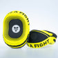 Petit Bouclier ovale Fighter Pro noir/jaune fluo -FSMPR-002-NB