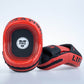Petit Bouclier ovale Fighter Pro noir/rouge - FSMPR-002-RB
