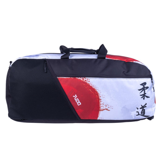 Sac à dos de sport de combat - Judo - blanc/rouge, FTS-14-JUD