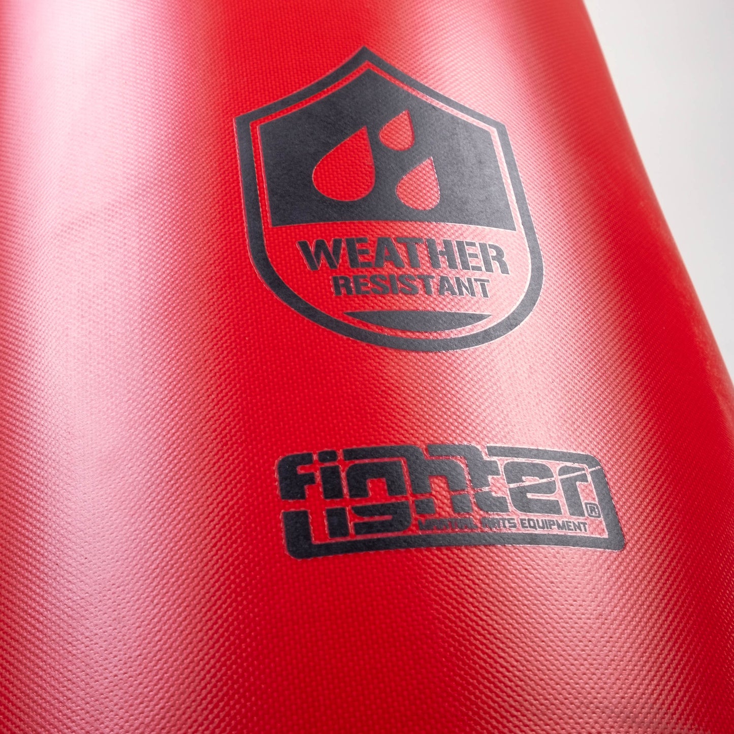 Sac de boxe d'extérieur Fighter 150 cm, diamètre 34 cm - rouge