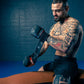 Mannequin de combat pour MMA - noir/vert
