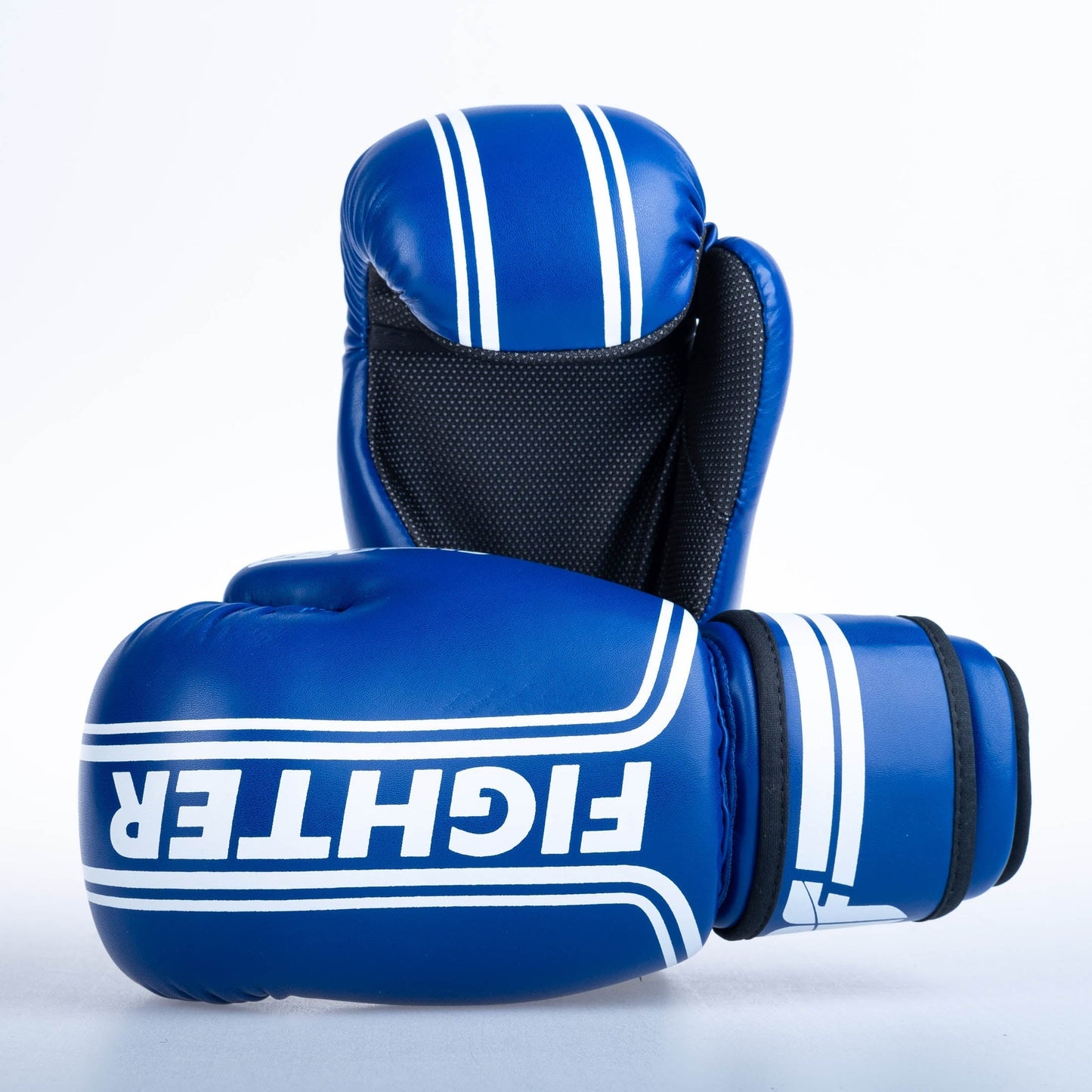 Gant Fighter Open Gloves Stripes - Édition SGP - bleu