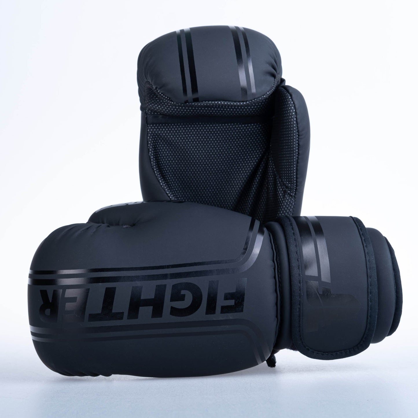 Gant Fighter Open Gloves Stripes - Édition SGP - noir