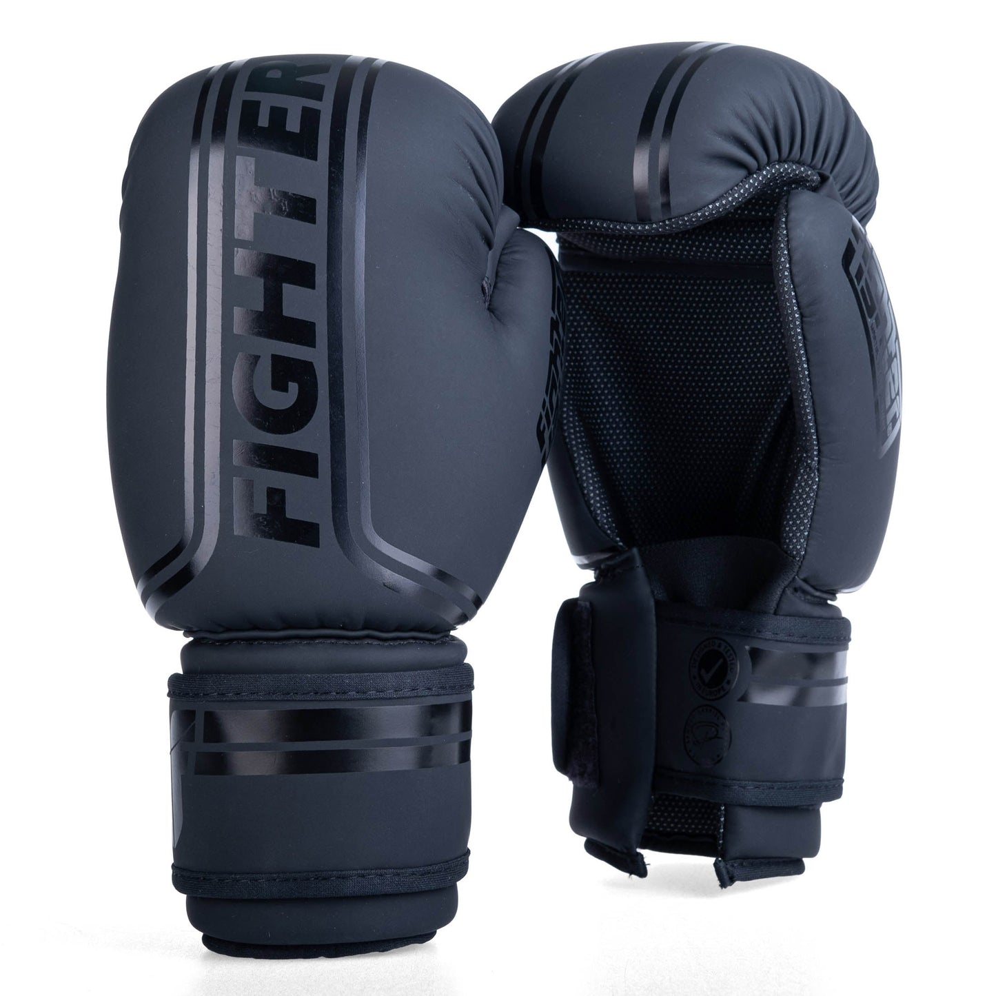 Gant Fighter Open Gloves Stripes - Édition SGP - noir