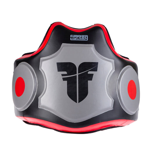 Coussin ventral Fighter Target - noir/rouge, FBP-011