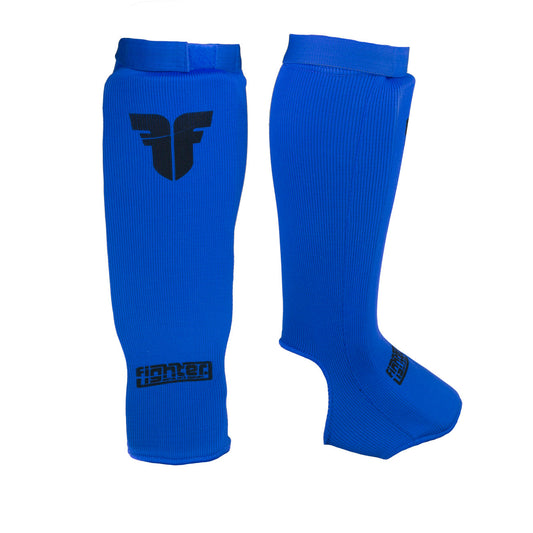 Protège-tibias Fighter Instep Competition - bleu, FSG-03BL