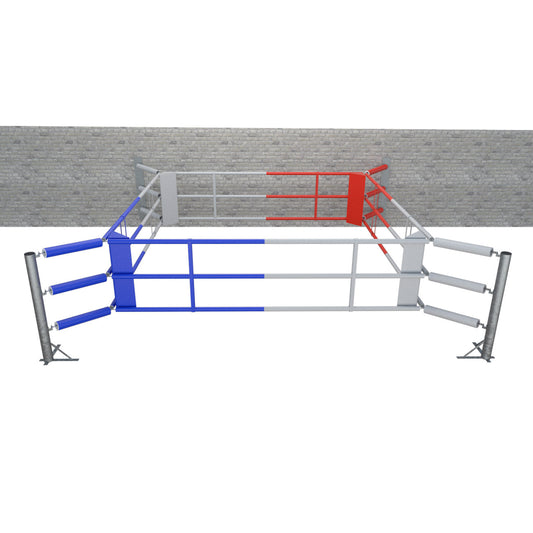 Ring de boxe au sol Fighter Wall II avec 3 cordes, BRF-NF2W