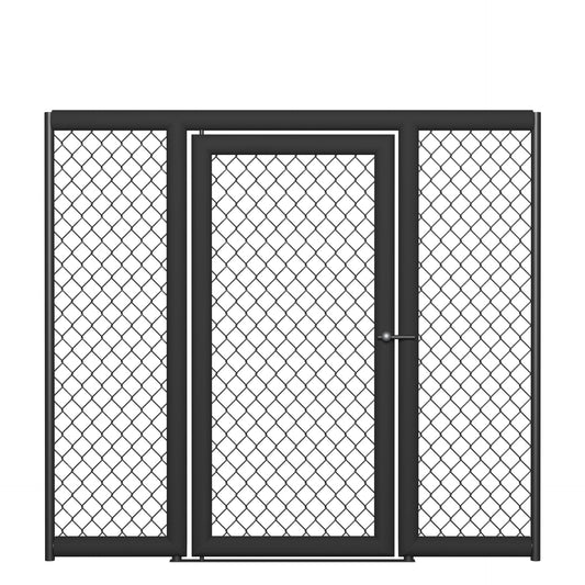 Panneau de cage MMA avec porte, CPD