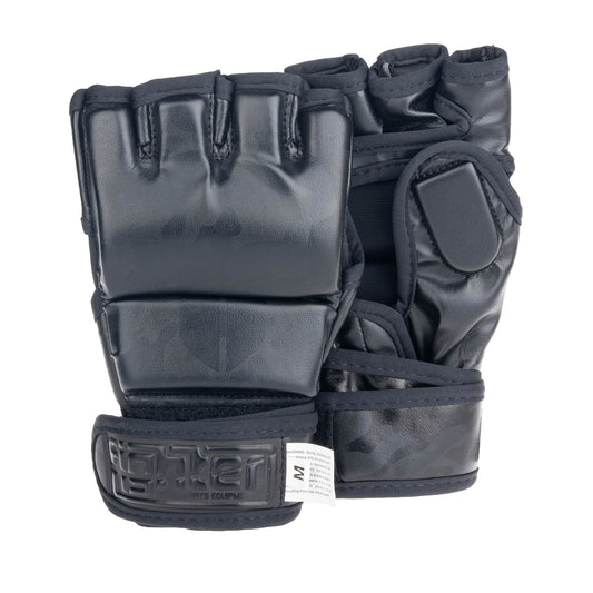 Gants de compétition Fighter MMA - camouflage noir, FMG-002CBK