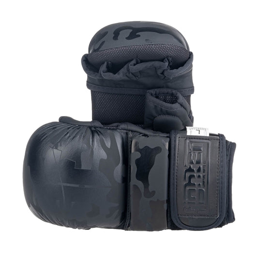 Gants d'entraînement MMA Fighter - camouflage noir, FMG-001CBK