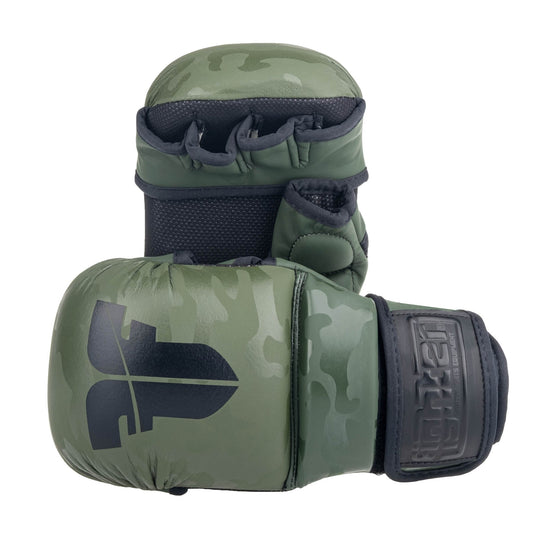 Gants d'entraînement MMA Fighter - camouflage kaki, FMG-001CKH