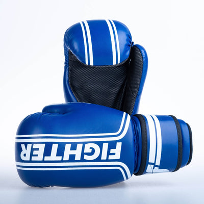 Gant Fighter Open Gloves Stripes - Édition SGP - bleu - Fighter Sport