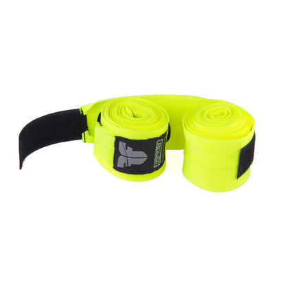 Bandages de boxe Fighter jaune fluo - FHW-002NY - Fighter Sport