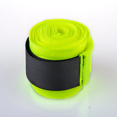 Bandages de boxe Fighter jaune fluo - FHW-002NY - Fighter Sport