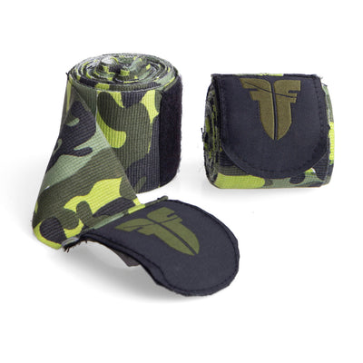 Bandages Fighter camouflage vert - FHW-001GNC - Fighter Sport