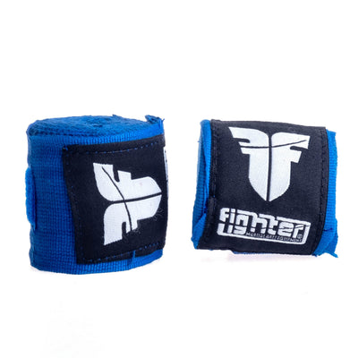 Bandages semi-élastiques Fighter bleu - FHW-3030-04 - Fighter Sport