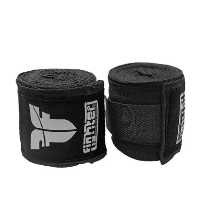 Bandages semi-élastiques Fighter noirs- FHW-3030-02 - Fighter Sport